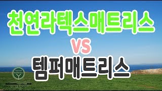 천연라텍스매트리스와 템퍼매트리스 중에 어떤게 더 좋은가요