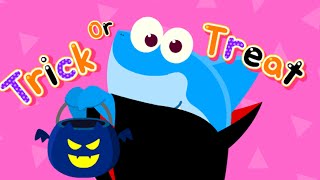 🎃Shark Family Halloween Song Featuring Finny the Shark | Baby Shark Song | Trick Or Treat ★ TidiKids