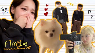 [FIM-LOG] 채원 브이로그 #7 l 시로야 이리 와봐~🐾 | 열심히 연습하고 스케줄하고 시로와 노는 채채의 일상💙