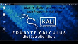How to run a JAVA program on Kali Linux