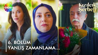 Pembe, Abdullah'ı Alev'e gül getirirken yakaladı! | Kızılcık Şerbeti 6. Bölüm