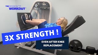 How Susan Tripled Her Leg Strength After Total Knee Replacement | Real Client at The Perfect Workout