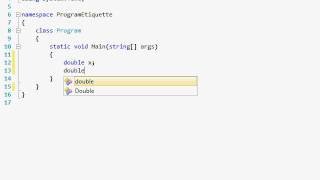 C# Tutorial 4B - Self-Identifying Variables