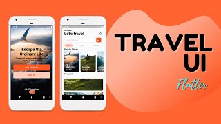 Flutter Travel UI | Dribbble UI | Flutter Tutorials | Speed code