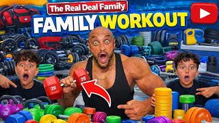 Join Our Family Workout: BIG Surprise At The End