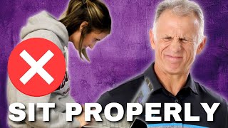 How to Sit Properly to Decrease Back and Neck Pain. Posture Perfect