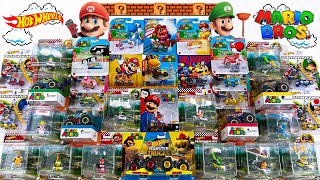 Super Mario Hot Wheels Unboxing - Mario Karts, Character Cars, Monster Trucks and More!