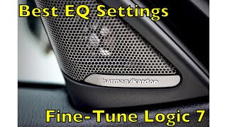 PERFECT YOUR BMW STEREO SETTINGS | Best Harmon Kardon / Logic 7 EQ Settings