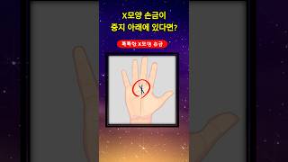 X모양 손금이 있다면?#손금테스트#심리테스트#성격테스트#타고난운명