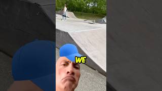 Scooter Tricks on a Mega Ramp😂! #scooter #explore #skatepark