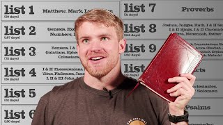 How I finally started reading the bible consistently. Professor Grant Horner's Bible-Reading SYSTEM