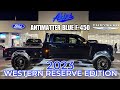 2023 Ford F-450 Platinum Western Reserve-Antimatter Blue CM ER Bed