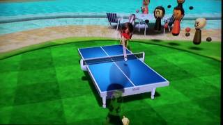 Wii スポーツリゾート ピンポン 親子対決ラウンド２ 11pスリッパ