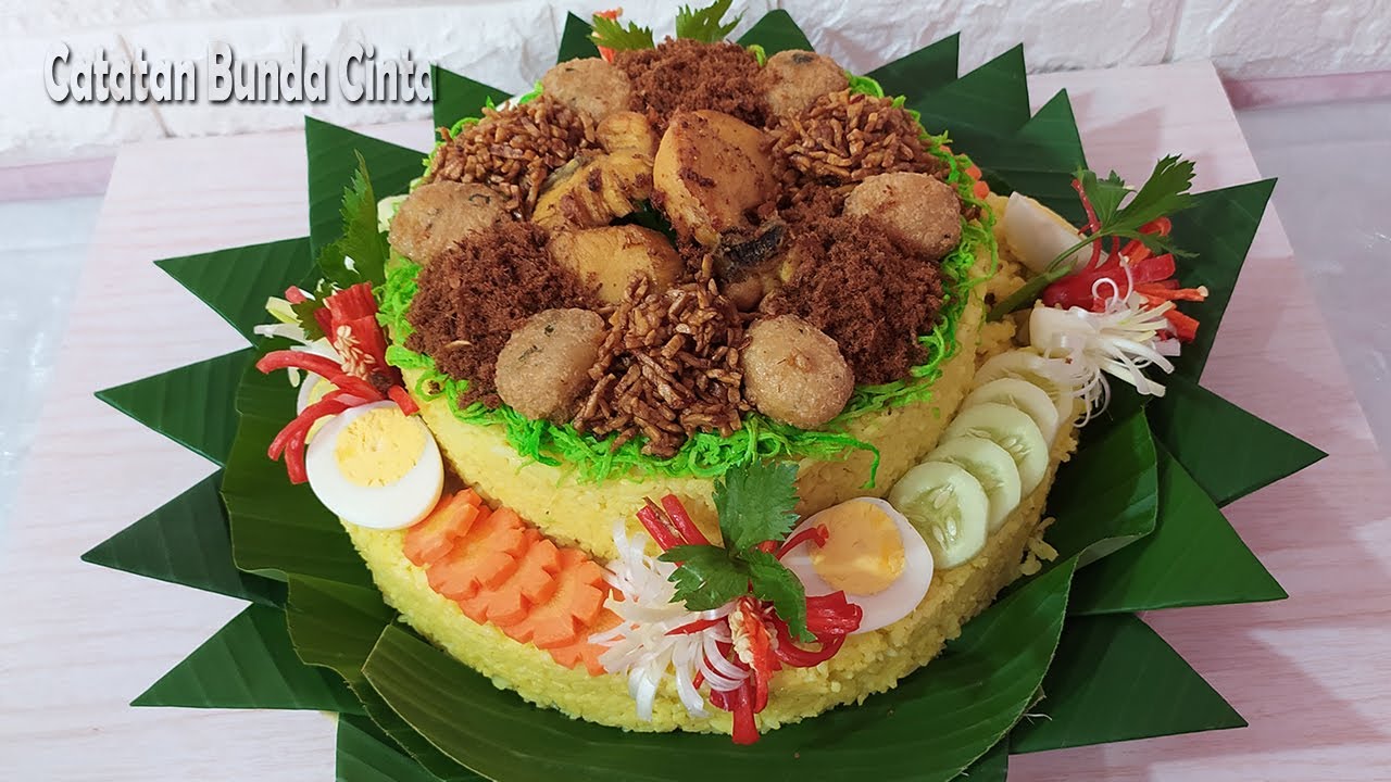 Cara Menghias Tumpeng Yang Unik - Resep Kataji