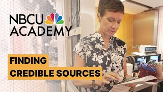 How Journalists Find Credible Sources