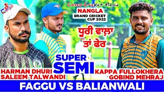 Faggu(Harman Dhuri \u0026 Saleem Talwandi) Vs Balianwali(Kappa Phullokheri \u0026 Gobind) Cosco Cricket Mania