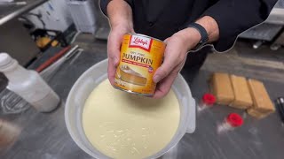 Making Pumpkin Ice Cream - Fall Flavors