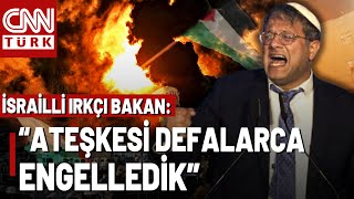 İsrailli Irkçı Bakandan Skandal İtiraf: \