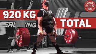 Ashton Rouska - 920 kg (2028 lbs) Drug Tested Total @ 99 kg (218 lbs)