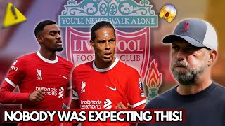 LAST - MINUTE NEWS! KLOPP IS SURPRISED BY WHAT HAS HAPPENED TO LIVERPOOL! LATEST NEWS FROM LIVERPOOL
