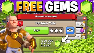 How to Get 50000 FREE Gems & Rewards from Haaland Challenge in Clash of Clans