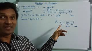 Operations on Double Ended Queue | Double Ended Queue | DEQueue | Data Structure | Telugu