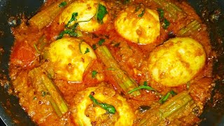 Drumstick Egg Masala Curry Recipe // Egg with Drumstick Masala Curry Recipe