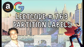 Amazon Coding Interview: Partition Labels