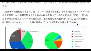 再生可能エネルギー１００％を達したポルトガル、そこから見える道筋。