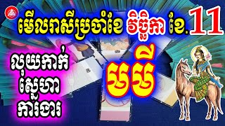 រាសីឆ្នាំ មមី ប្រចាំខែវិច្ឆិកា (ខែ១១) | លុយកាក់ ស្នេហា ការងារ | Khmer monthly horoscope