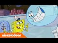 SpongeBob | Elke keer dat SpongeBob VAST komt te zitten 😱 | Nickelodeon Nederlands