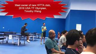 [TT Club] Timothy Wang Olympian new HITTA Club (Li Kewei - Butler Final) private recording