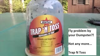 Trap 'N Toss Best Fly Trap Ever! by Starbar, Fly Problem? Not Any More!