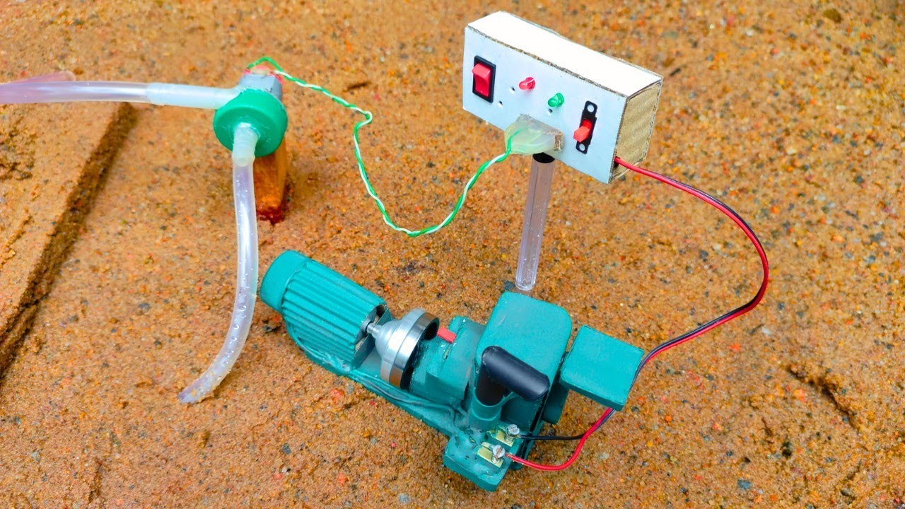 How To Make Mini Water Pump At Home Science Project Part 1 Youtube