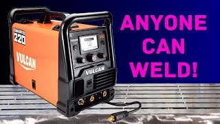 Harbor Freight Welder Vulcan Omnipro 220// FLUX MIG STICK TIG