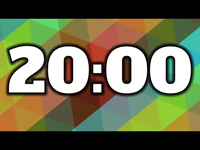 20 Minute Countdown Timer Powerpoint 2010 Portbillo