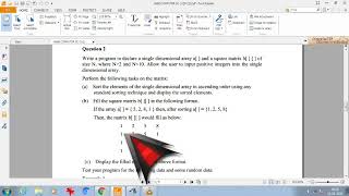 ISC COMPUTER SCIENCE PRACTICAL 2019:MATRIX