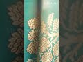 latest green color banarasi pattu sarees moksha couture banarsisaree