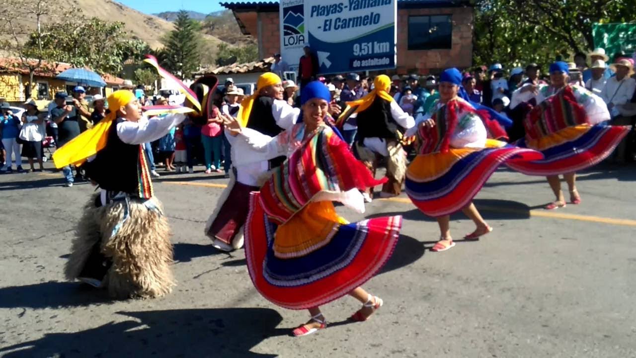 Alborada Ponchito San Juanito Danza Tradicional De Ecuador - YouTube