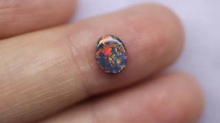 Black opal 2001OC 0.79ct