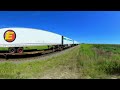 bnsf 5095 west a ge c44 9w in 360 degrees on 8 20 2020