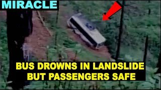 MIRACLE: Bus Drowned in LANDSLIDE but All Passengers SAFE |Uttarakhand, India