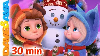 ❄️ Christmas Time & More Christmas Songs | Jingle Bells & Winter Fun with Dave and Ava ❄️