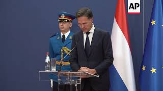 Rutte, Bettel urge Kosovo, Serbia to defuse tension