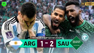 Argentina - Saudi Arabia (1-2) 4K FULL HIGHLIGHTS \u0026 GOALS (English Commentary)