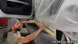 How To Repair Seat Leon Sill:spray painting #ukdesigarage