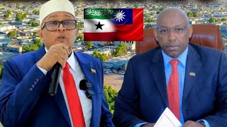 War Deg deg ah Cabdiraxmaan Ciro Oo Eryay Safirkii Somaliland ee Taiwan