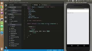 React-Native tutorial # 7 handle and display json data | FlatList