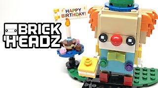 LEGO BrickHeadz Birthday Clown review! 2019 set 40348!