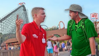 Fake Amusement Park Employee Prank!